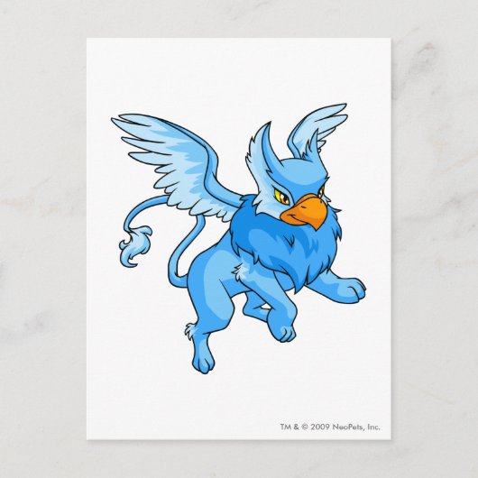 Eyrie Blue Briefkaart (Voorkant)
