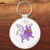 Eyrie Paars Sleutelhanger (Voorkant)