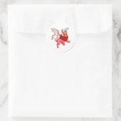 Eyrie Red Ronde Sticker (Tas)