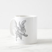 Eyrie Silver Koffiemok (Voorkant links)