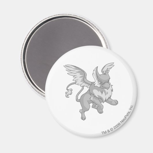 Eyrie Silver Magneet (Voorkant / Achterkant)