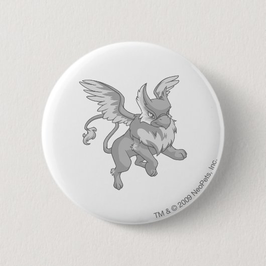 Eyrie Silver Ronde Button 5,7 Cm (Voorkant)