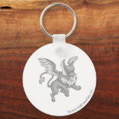 Eyrie Silver Sleutelhanger (Voorkant)