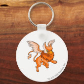 Eyrie Sinaasappel Sleutelhanger (Voorkant)