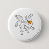 Eyrie White Ronde Button 5,7 Cm (Voorkant)