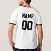 EYSC Sharks Ringer T-shirt (Achterkant)