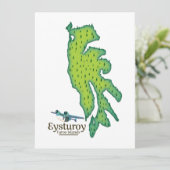 Eysturoy Faeröer reiskaart (Staand voorkant)