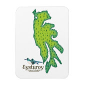 Eysturoy Faeröer reiskaart Magneet (Verticaal)