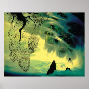Eyvind Earle - A Swirl of Fog - 1976; Verenigde S Poster