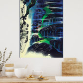 Eyvind Earle - A Vagrant Dream - 1995; Verenigde Poster (Keuken)