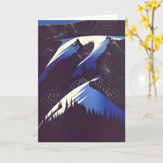 Eyvind Earle art Kaart (Gele Bloem)