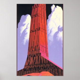 Eyvind Earle - Donder in de verte - 1997; Poster