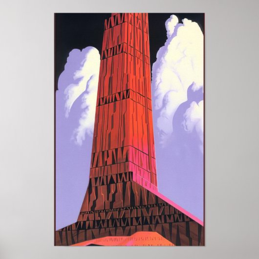 Eyvind Earle - Donder in de verte - 1997; Poster (Voorkant)