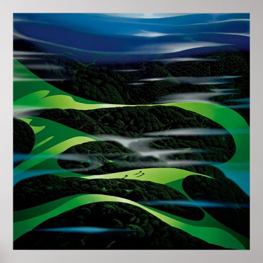 Eyvind Earle - Groene velden - 1994; Verenigde St Poster (Voorkant)