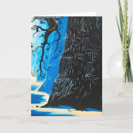 Eyvind Earle kunststijl Kaart (Voorkant)