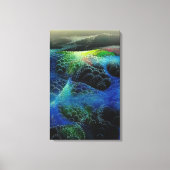 Eyvind Earle - Mistvelden Canvas Afdruk (Voorkant)