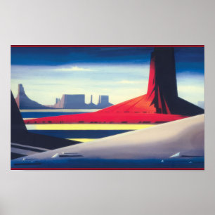 Eyvind Earle - Monument Valley - 1995; Verenigde Poster