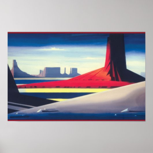 Eyvind Earle - Monument Valley - 1995; Verenigde Poster (Voorkant)