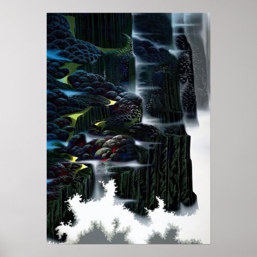 Eyvind Earle - Sea Cliffs Rising - 1995; Verenigd Poster (Voorkant)