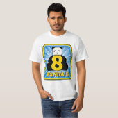 ez Baccarat panda 8 T-shirt (Voorkant volledig)