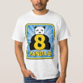 ez Baccarat panda 8 T-shirt (Voorkant)