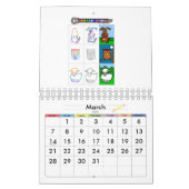 EZ Doodle - Draw op me..... - Gepersonaliseerd Kalender (Mar 2027)