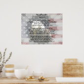 EZ-Poster voor Eagle-gebeden Poster (Keuken)