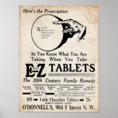  EZ-tablets uit de 20e eeuw Poster (Voorkant)