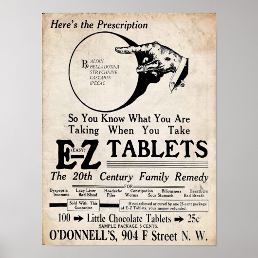 EZ-tablets uit de 20e eeuw Poster (Voorkant)