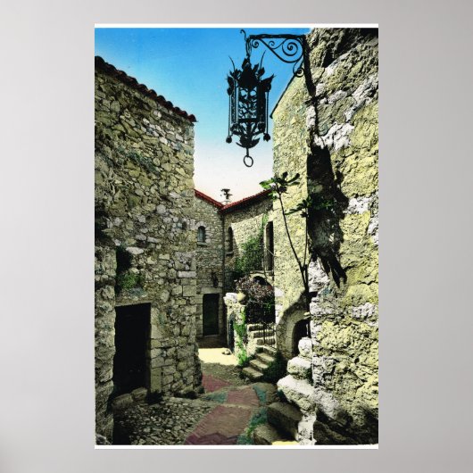 Eze, Alpes Maritime Poster (Voorkant)