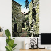 Eze, Alpes Maritime Poster (Thuiskantoor)