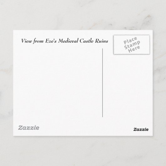 Eze Briefkaart (Achterkant)