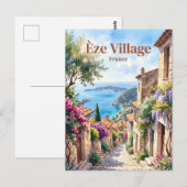 Èze Frankrijk Briefkaart (Voorkant / Achterkant)