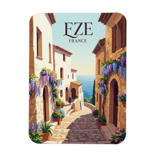 Eze, Frankrijk Frankrijk Magneet (Verticaal)