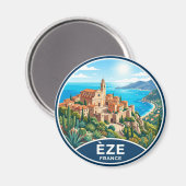 Èze Frankrijk Magneet (Voorkant / Achterkant)
