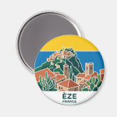 Èze Frankrijk Magneet (Voorkant / Achterkant)