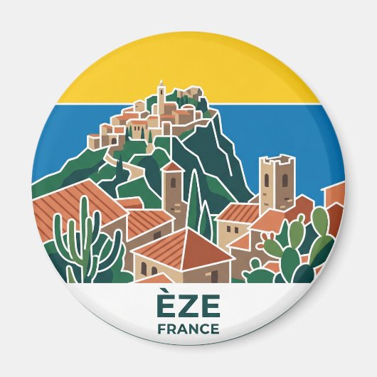 Èze Frankrijk Magneet (Voorkant)