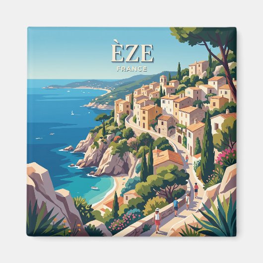Èze Frankrijk Magneet (Voorkant)