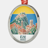 Èze Frankrijk Metalen Ornament (Links)