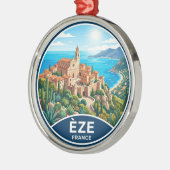 Èze Frankrijk Metalen Ornament (Links)
