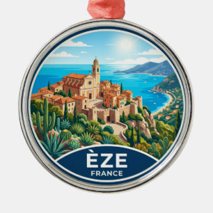 Èze Frankrijk Metalen Ornament