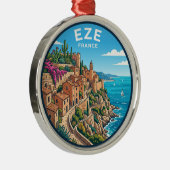 Èze Frankrijk Metalen Ornament (Rechts)