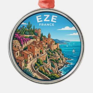 Èze Frankrijk Metalen Ornament