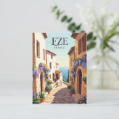 Eze, Frankrijk Reizen Briefkaart (Staand voorkant)