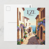 Eze, Frankrijk Reizen Briefkaart (Voorkant / Achterkant)