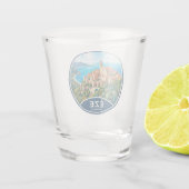 Èze Frankrijk Shot Glas (Achterkant)