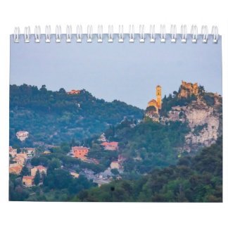 Eze Middeleeuws dorp, Franse Rivièra kalender
