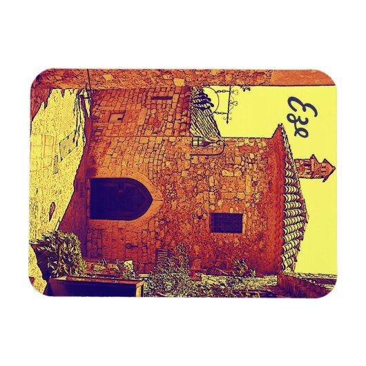 Eze, Provence magneet (Horizontaal)