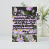 Ezechiël 18:8 KJV Bijbel Verse Pic Groet Kaart (Staand voorkant)