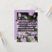 Ezechiël 18:8 KJV Bijbel Verse Pic Groet Kaart (Voorkant / Achterkant in situ)